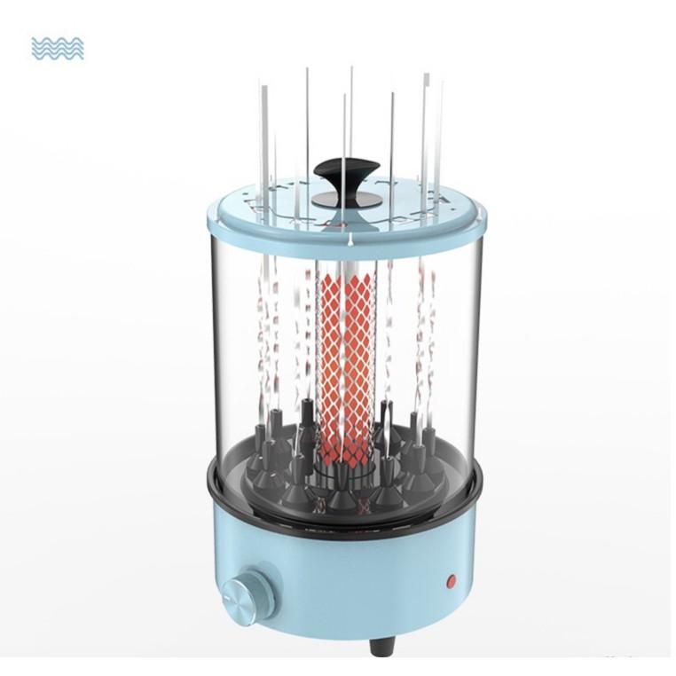 Bếp Nướng Điện Để Bàn Tự Động Xoay 360° BBQ on Table (Xanh da trời)