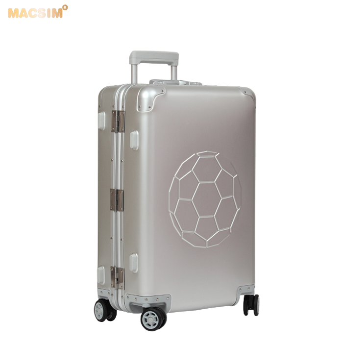 [XẢ KHO GIÁ SỐC – GIẢM 50%]  Vali hợp kim nhôm nguyên khối Macsim MS1313 24inches – lỗi cực nhỏ về sơn gần logo
