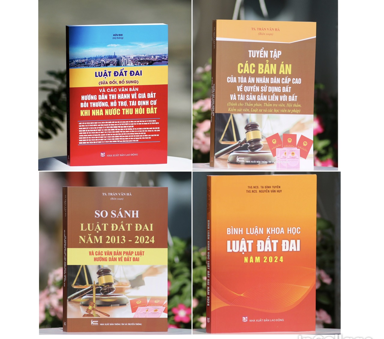 Combo Bốn cuốn sách liên quan đến Luật đất đai năm 2024