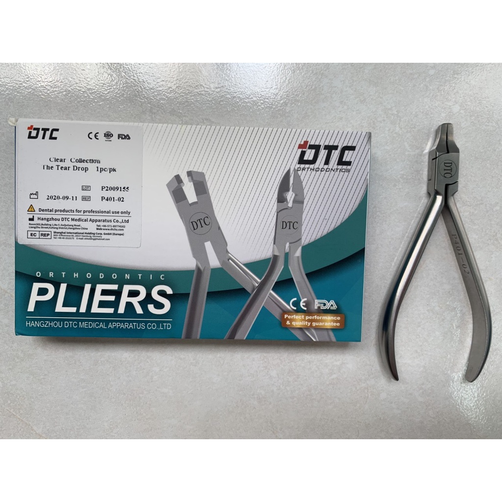 Kềm cắt giọt nước Tear Drop_DTC (CLEAR COLLECTION - TEAR DROP PLIER)_Dùng trong nha khoa_ chỉnh nha [Ảnh thật] [Chính hãng]