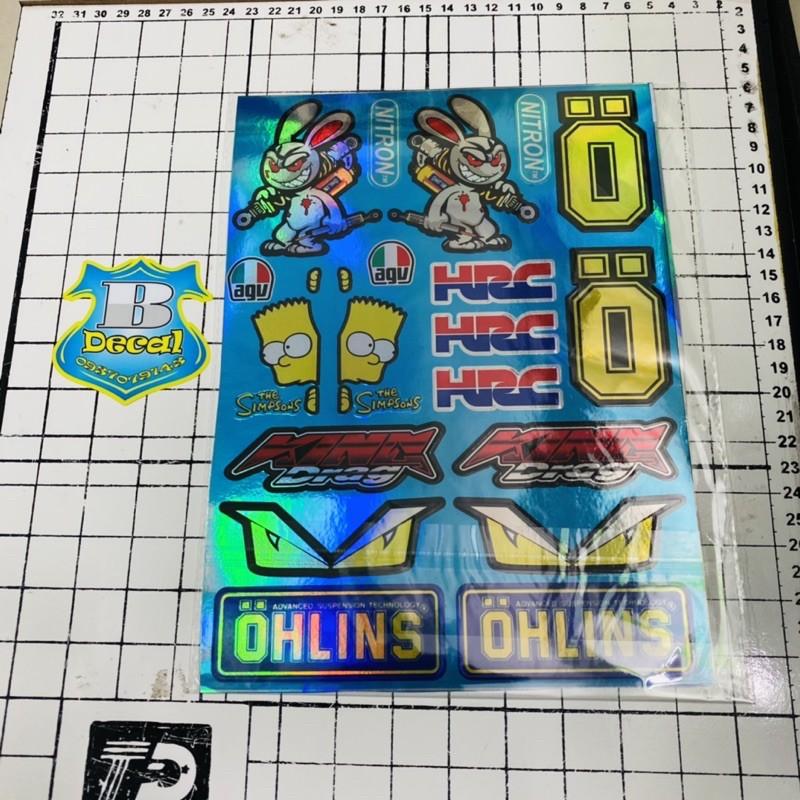 Tem logo sticker Crom thỏ