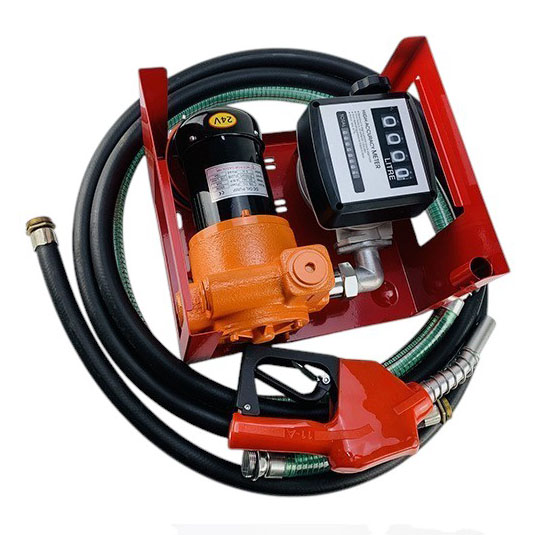 Máy Bơm Dầu Diesel ZYB-110 12V – 110L/phút, Có Đồng Hồ Đếm Lít, Bơm Nhanh &amp; Chính Xác