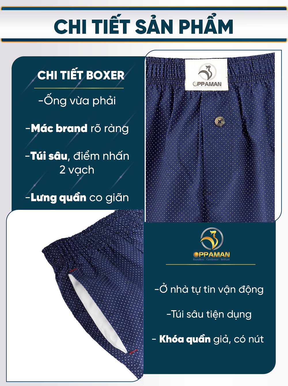 Quần đùi nam caro Oppaman kate cotton có túi khuy cài OD1- 1 cái