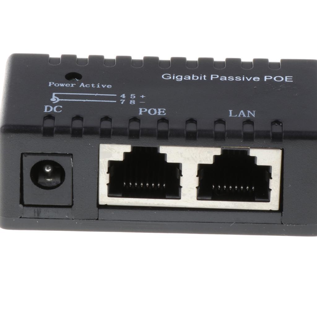 Gigabit Passive Poe Injector Accs Power Over Ethernet Adapter Wireless LAN