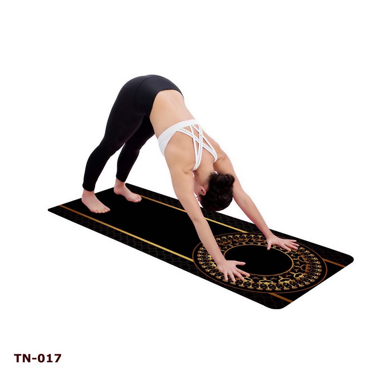 Thảm Yoga Nỉ Đế Cao Su Chống Trơn Trượt Độ Dày 4.5mm Khích Thước 80x180cm Có Nhiều Mẫu