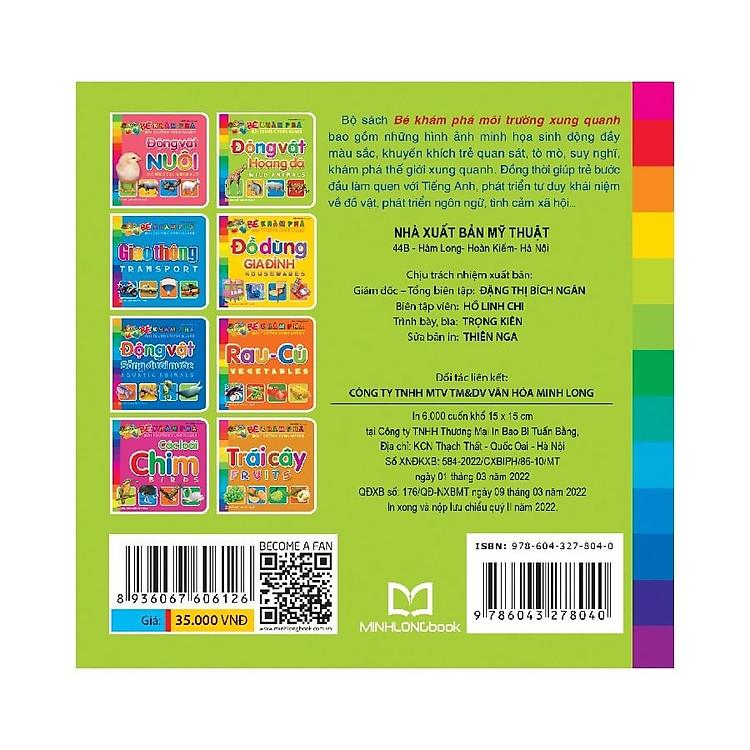 Sách Bé khám phá Môi Trường Xung Quanh