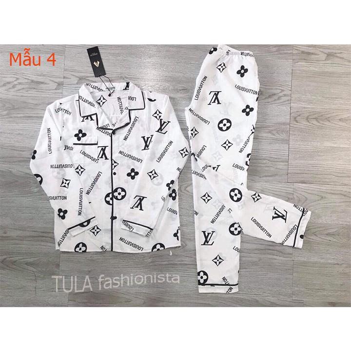 Bộ đồ mặc nhà dài tay chất lụa