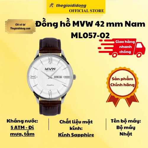 Đồng hồ MVW 42 mm Nam ML057-02 - Hàng Chính Hãng