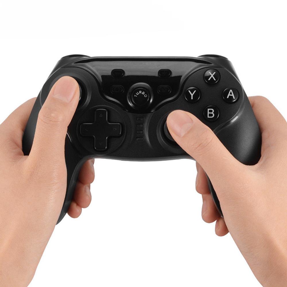 Wireless BT Gamepad Double Motor Vibration Pro Gaming Controller Joystick for Switch w/ Screenshot Function
