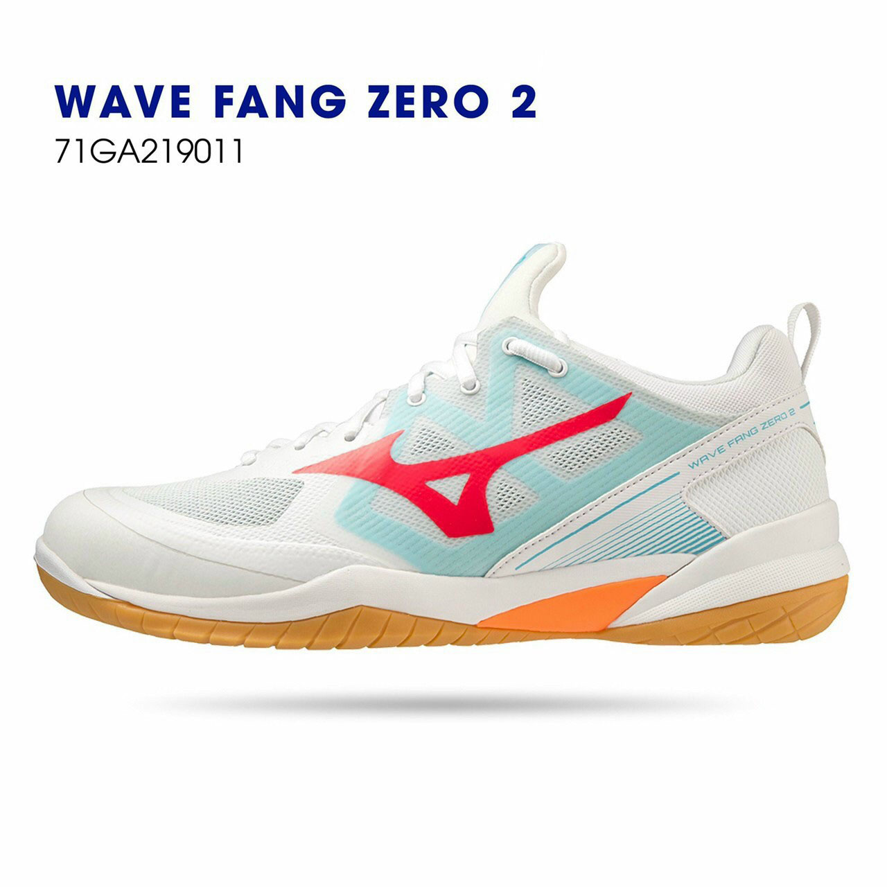 Giày cầu lông Mizuno WAVE FANG ZERO 2 chính hãng mẫu mới -tặng tất thể thao bendu