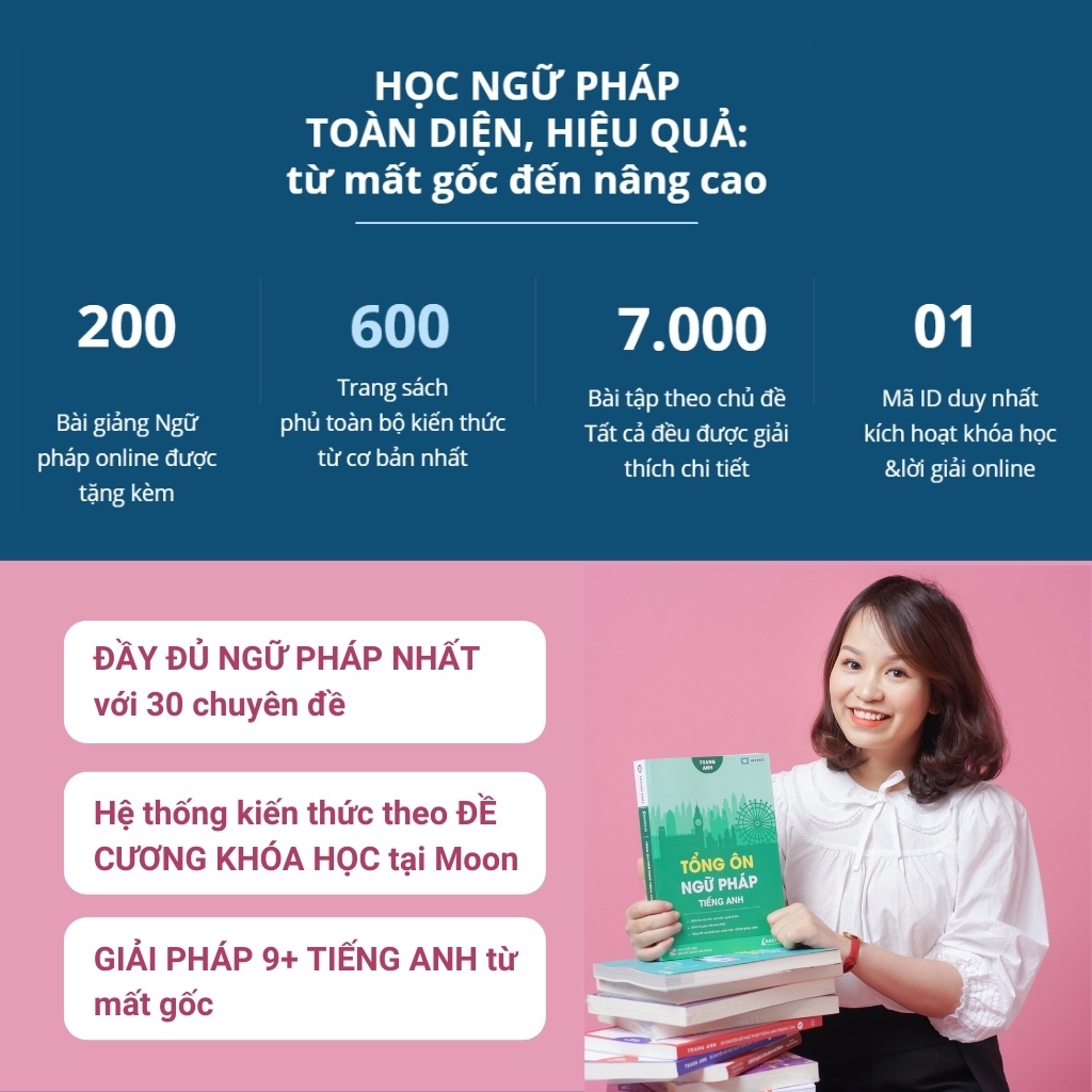 Bản đặc biệt Tổng ôn 30 chuyên đề ngữ pháp tiếng anh cô Trang anh 2023
