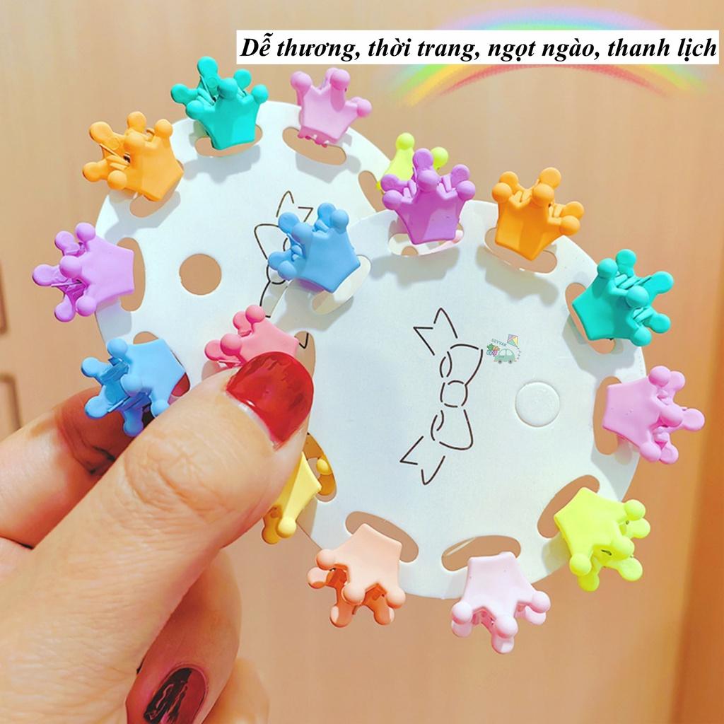 Set 10 Kẹp Tóc Mini Phong Cách Hàn Quốc Thời Trang Xinh Xắn Cho Bé Gái Phụ Kiện Tóc Bé Gái