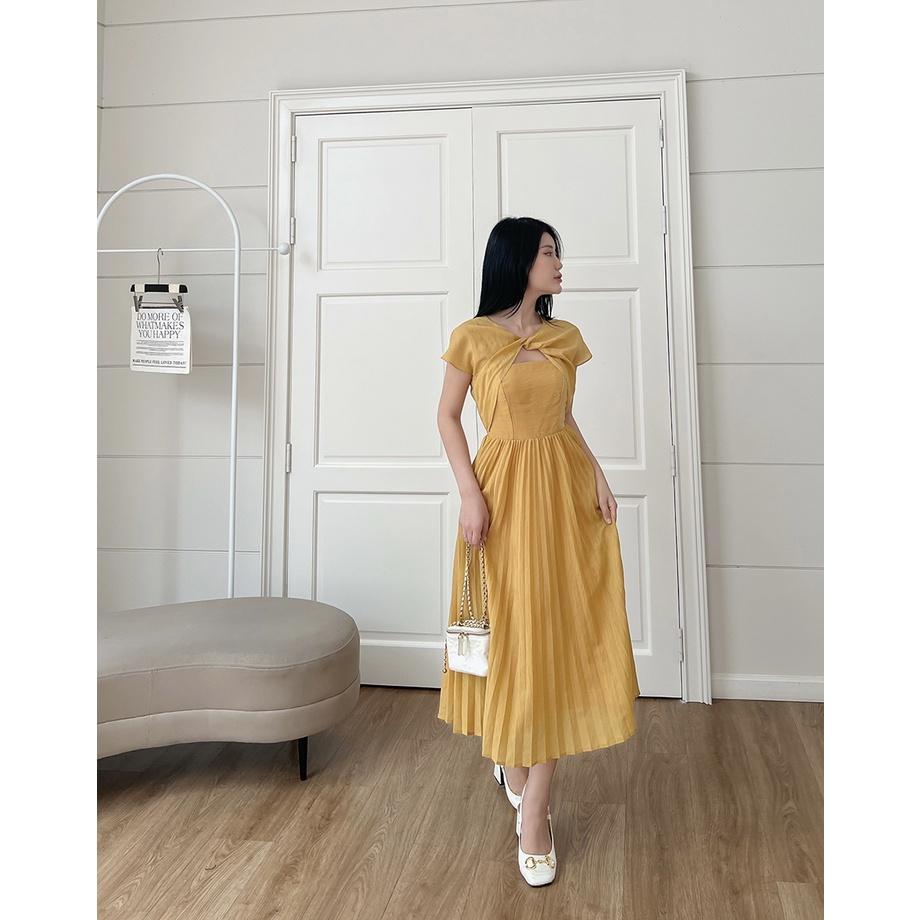 BBSTORE'S Đầm Xòe Maxi Phối Dập Ly Thời Trang Đi Biển Cực Xinh -D1228