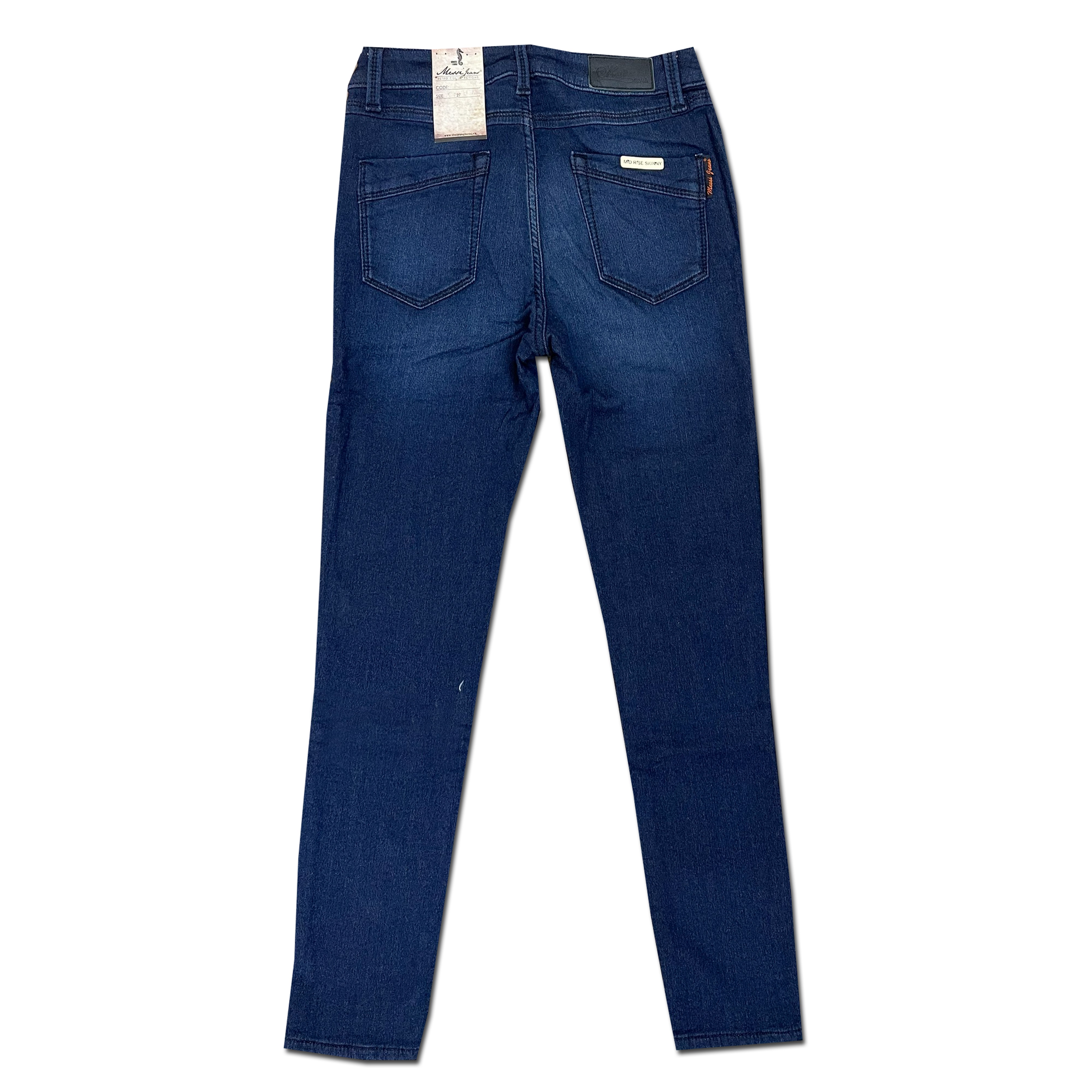 Quần jeans nữu ống ôm MESSI SJW-601-17
