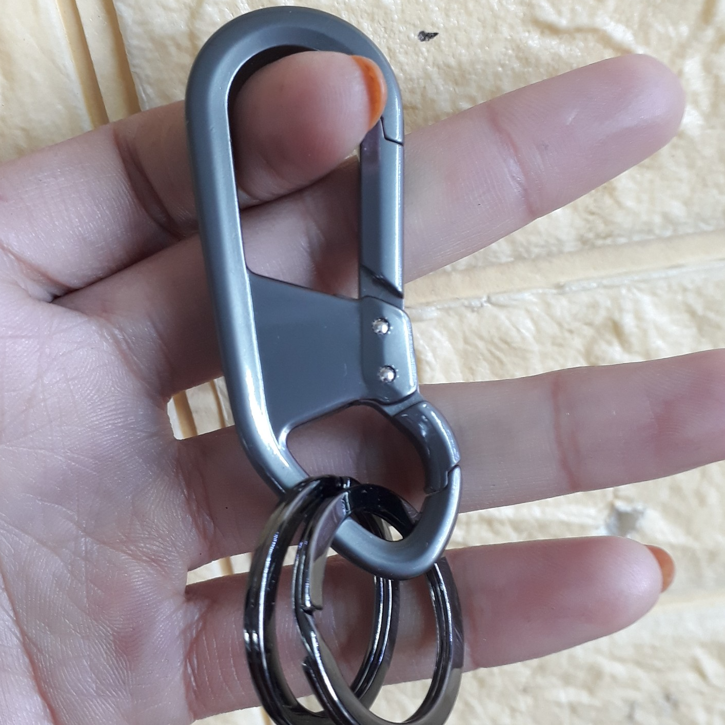 Móc khóa 2 vòng dành cho nam thiết kế 2 đầu đặc biệt 193