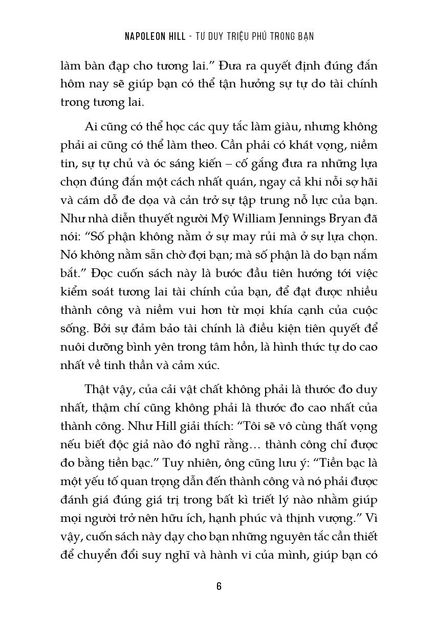 Tư Duy Triệu Phú - Ý Thức Về Tiền Và Biến Khát Vọng Thành Sự Giàu Sang