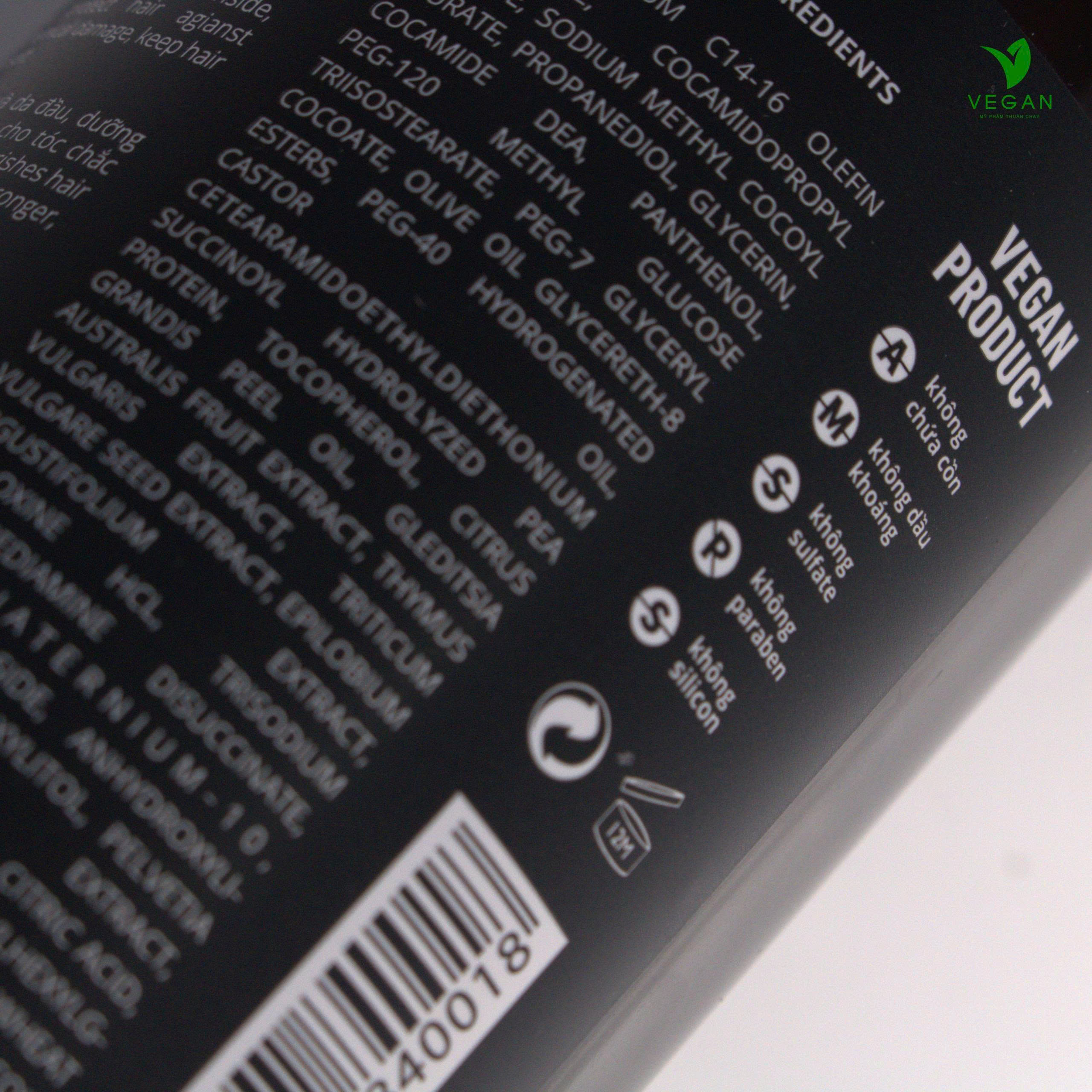 Bản Nâng Cấp - Dầu gội vỏ bưởi & bồ kết 300ml không sulfate không silicon