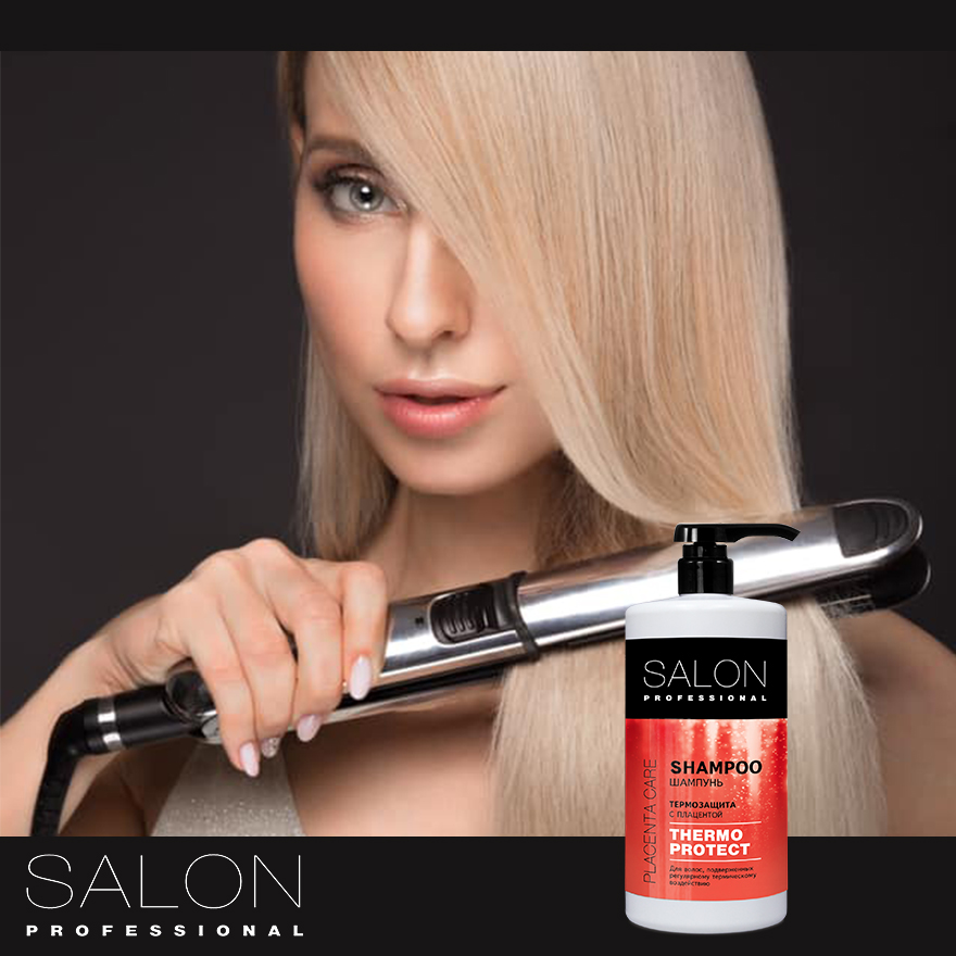 Combo gội ủ Salon Professional bảo vệ tóc khỏi các tác động nhiệt 1000ml