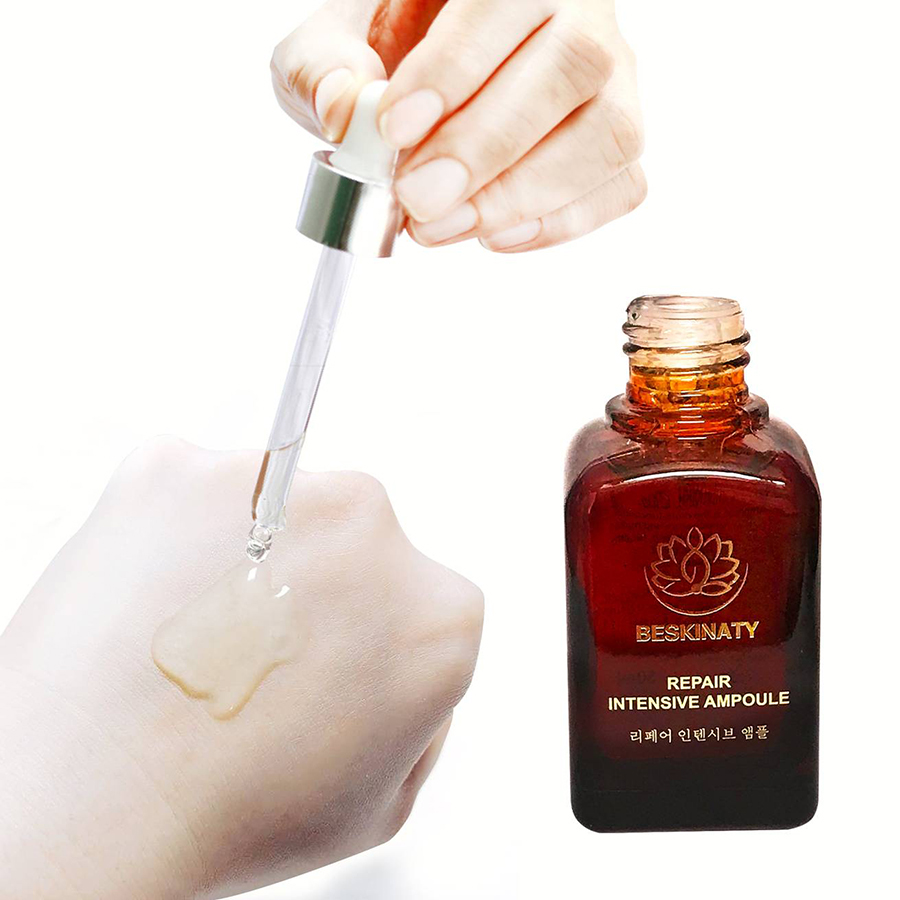 Tinh chất làm trắng Ampoule BESKINATY Hàn Quốc Cao Cấp tái tạo phục hồi chuyên sâu Repair Intensive Ampoule - Hộp 50ml