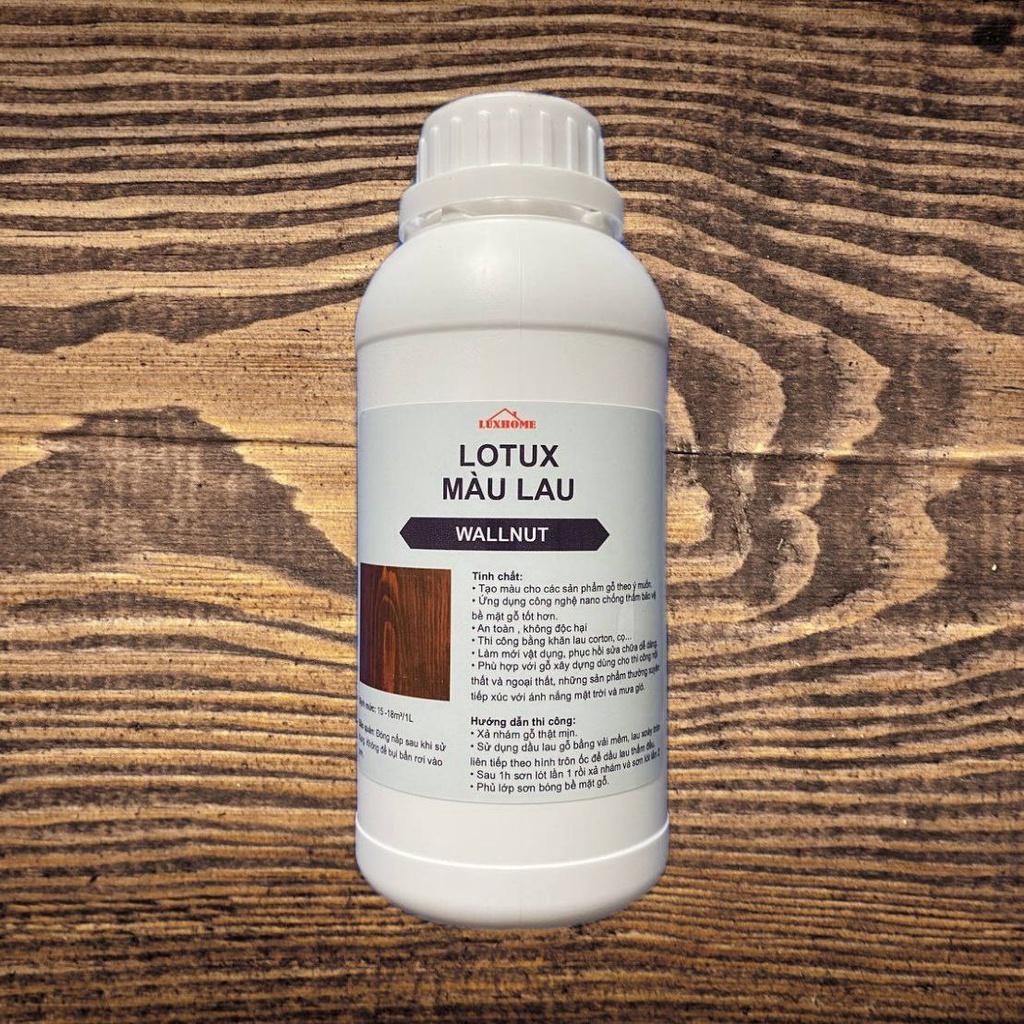 Sơn màu gỗ gốc nước can 5L - Lên vân gỗ, sơn gỗ màu cánh gián, cherry, honey, óc chó