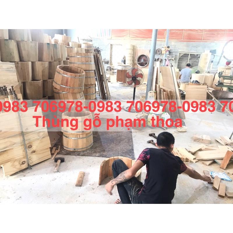 Thùng gỗ xông chân (máy xông+ ghế)cam kết thùng đẹp chuẩn g.ỗ nhập