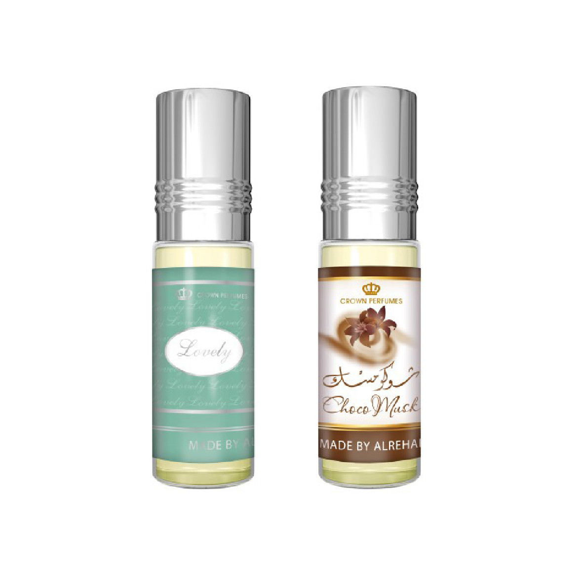 Combo Tinh dầu nước hoa Lovely &amp; Choco musk Al-Rehab (hàng chính hãng )