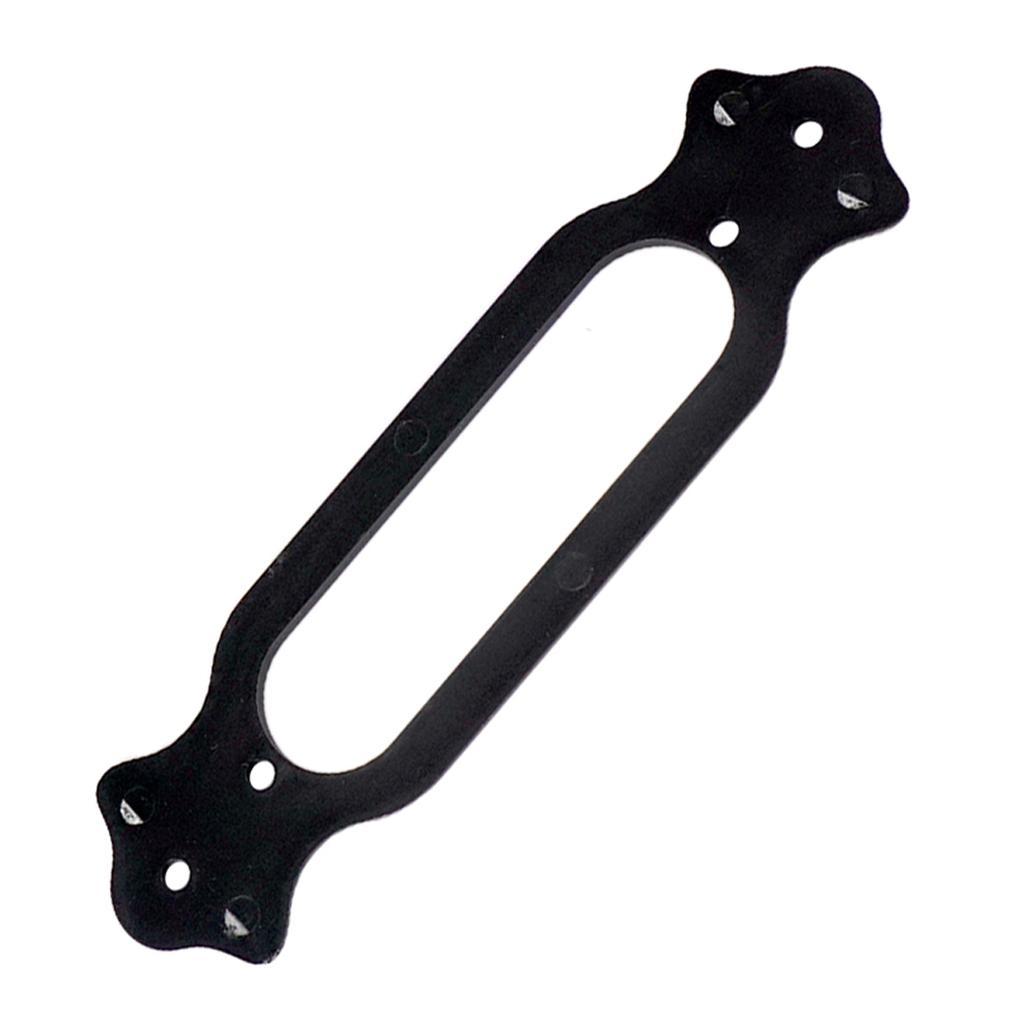 3X 2 Pieces Acoustic Guitar Single Coil Pickup Soundhole Black