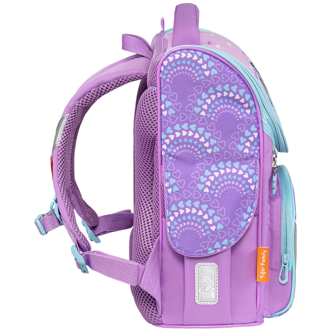 Cặp Chống Gù Nature Quest Schoolbag Pro - Lilac Beach - Sequins - Tiger Family TGNQ-088A