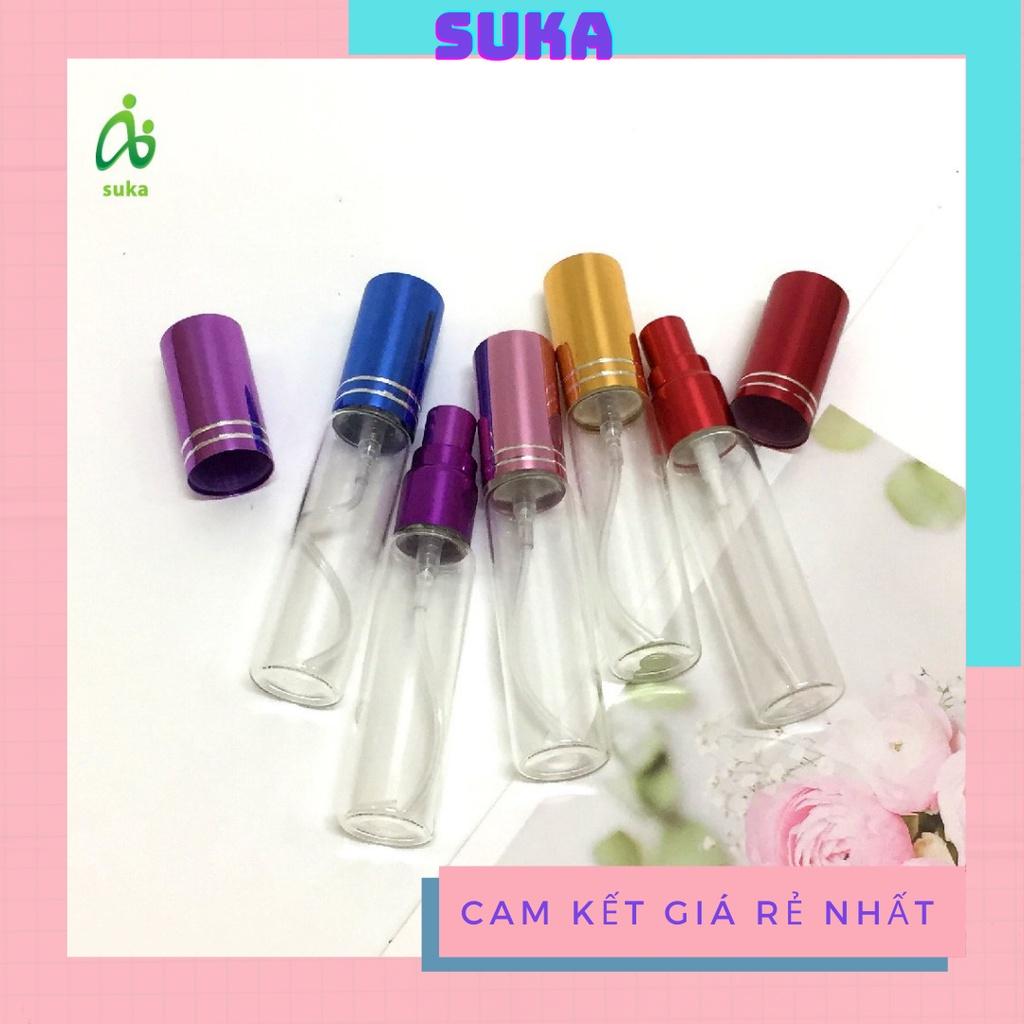 Dụng cụ chiết nước hoa-Bình chiết nước hoa thủy tinh 10ml dạng xịt SK