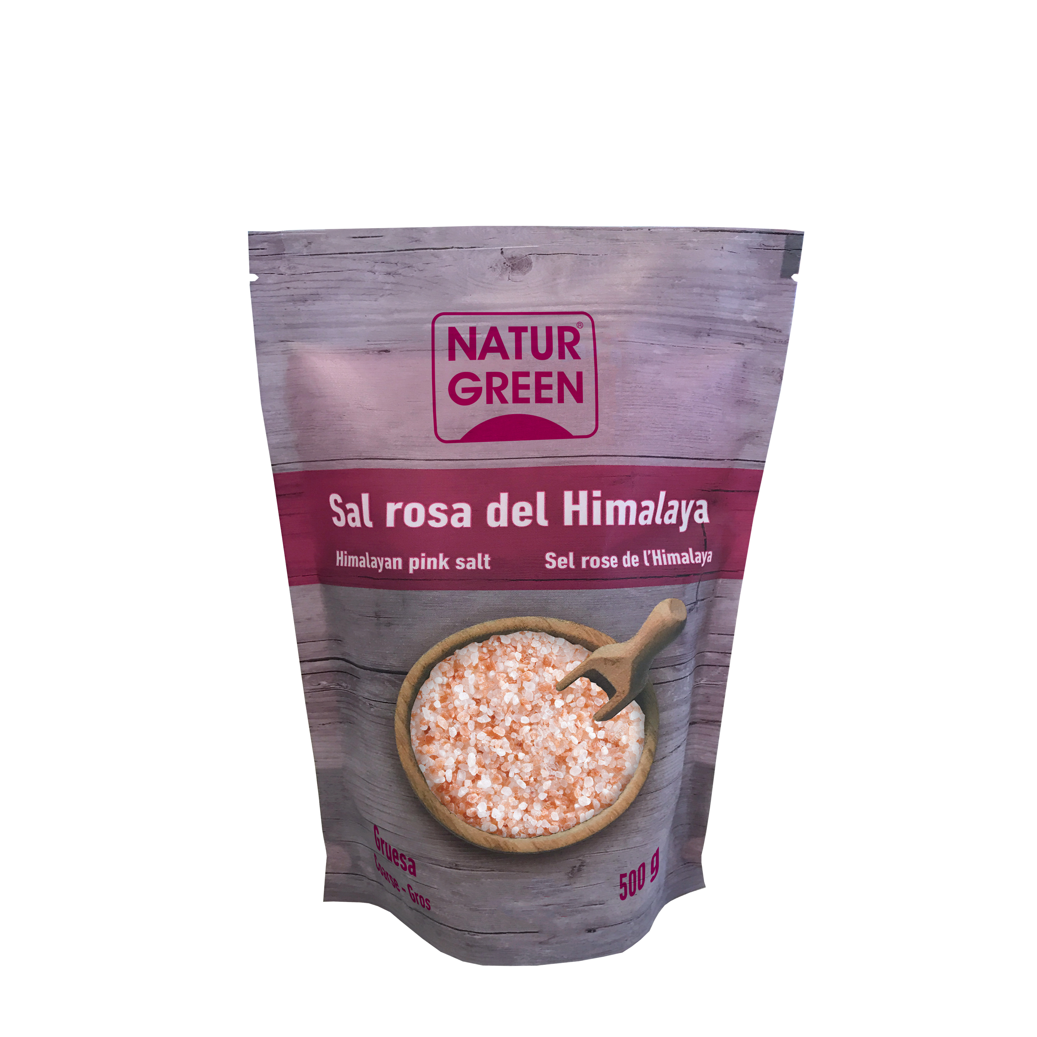 Muối Hồng Himalaya Naturgreen Dạng Hạt (500g)