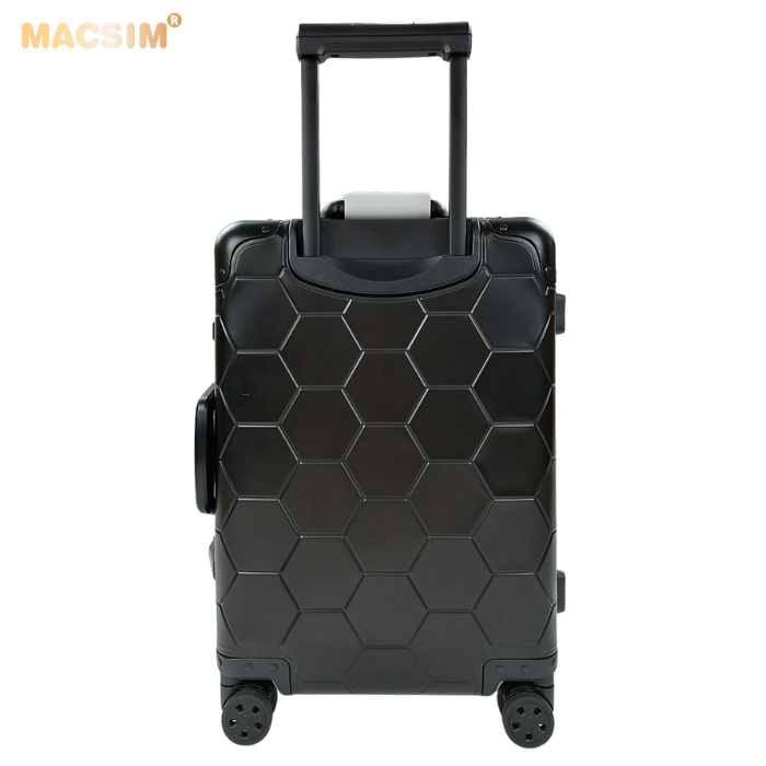 Vali hợp kim nhôm nguyên khối MS1317 Macsim cao cấp màu bạc, màu đen cỡ 20inches