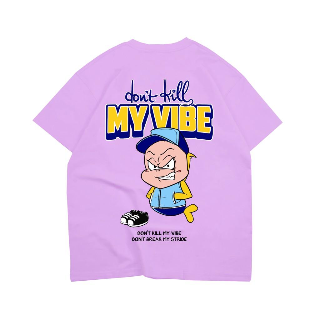 Áo thun nữ cotton màu tím | DKMV Violet Baseball Tee