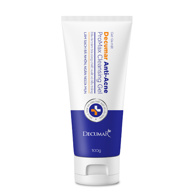 Gel Rửa Mặt Ngừa Mụn, Mờ Thâm,Ngừa Sẹo,Tái Tạo Da Decumar Anti-Acne Promax Cleansing Gel