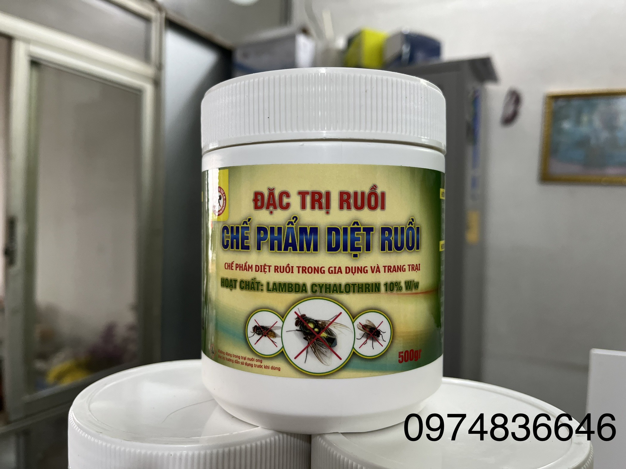 Chế phẩm diệt ruồi trong gia dụng và trang trại - Hộp 500gr