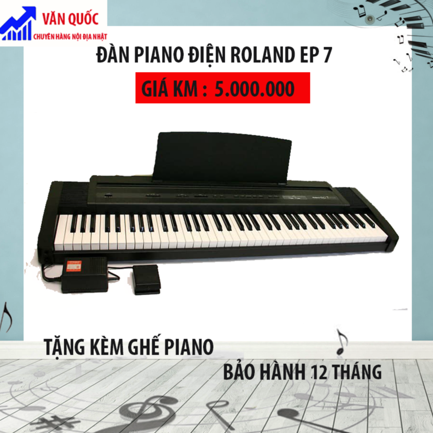 ĐÀN PIANO ĐIỆN ROLAND EP 7 TẶNG KÈM GHẾ PIANO