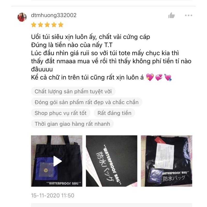 Túi tote có khóa miệng Nam Nữ đi làm đi học đựng được máy tính 13.5inh YME_YTO1
