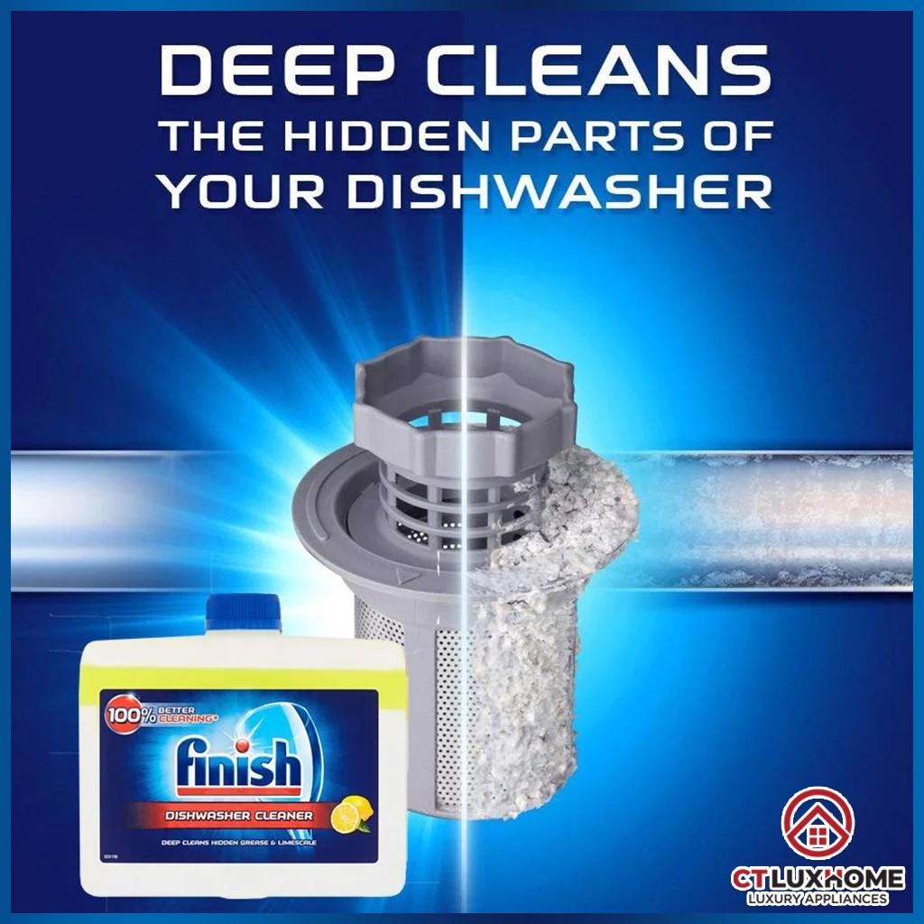 Dung dịch vệ sinh máy rửa bát Finish hương chanh 250ml