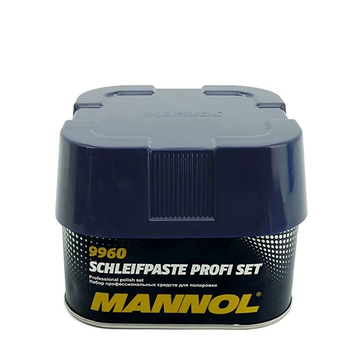 Đánh Mờ Trầy Sước Sơn Xe MANNOL Schleifpaste Profi Set 9960 400g