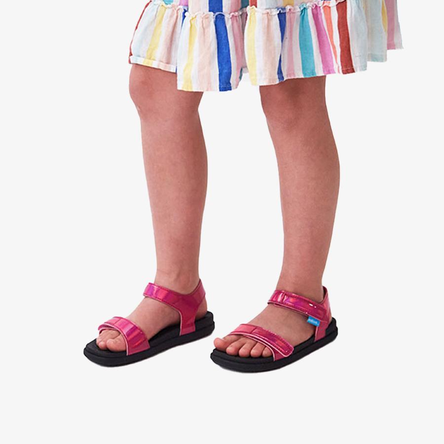 Giày Sandals Bé Gái NATIVE Charley Hologram Child