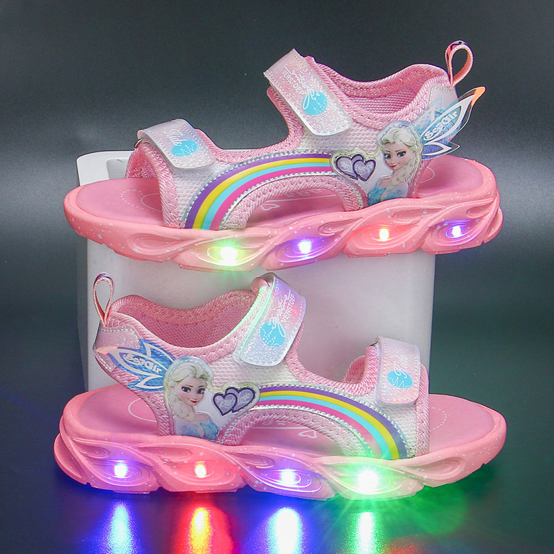 Giày Sandal quai hậu có đèn cho bé, giày thể thao siêu nhẹ, êm nhẹ chống trơn – GSD9149