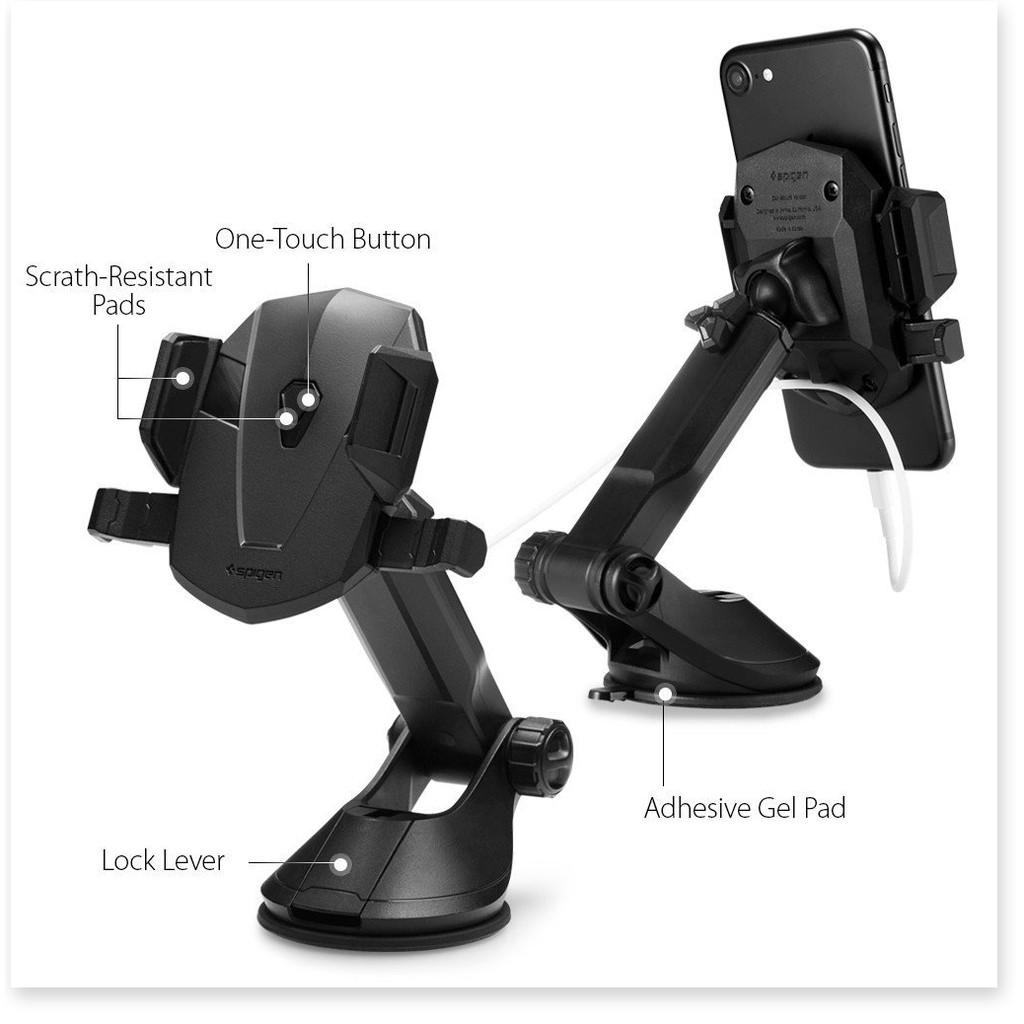 Chân Giá Đỡ Điện Thoại Trên Ôtô - Spigen Kuel- AP12T Car Mount Holder - hàng chính hãng