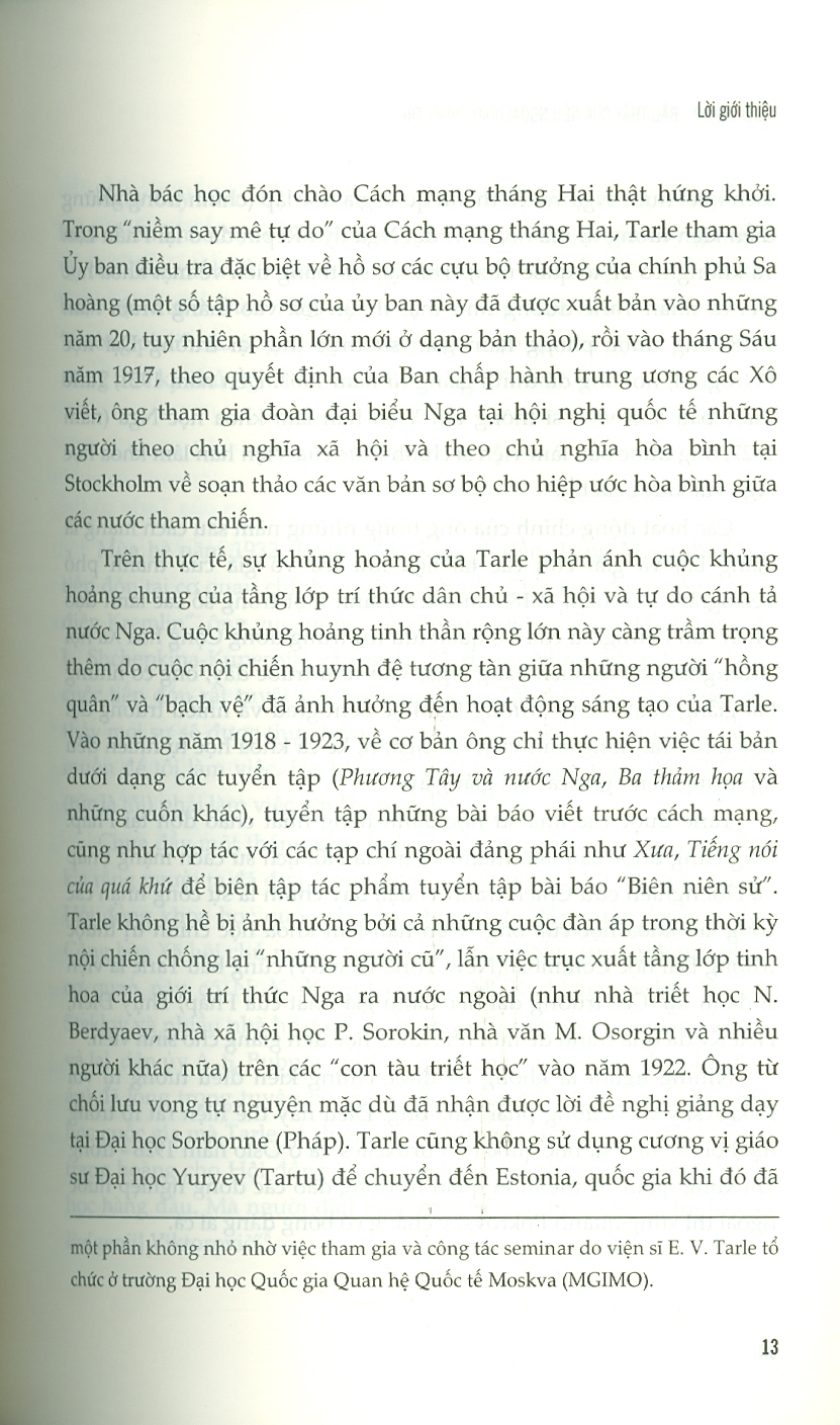 Talleyrand - Bậc Thầy Của Nền Ngoại Giao Chính Trị - Evgenij Viktorovič Tarle