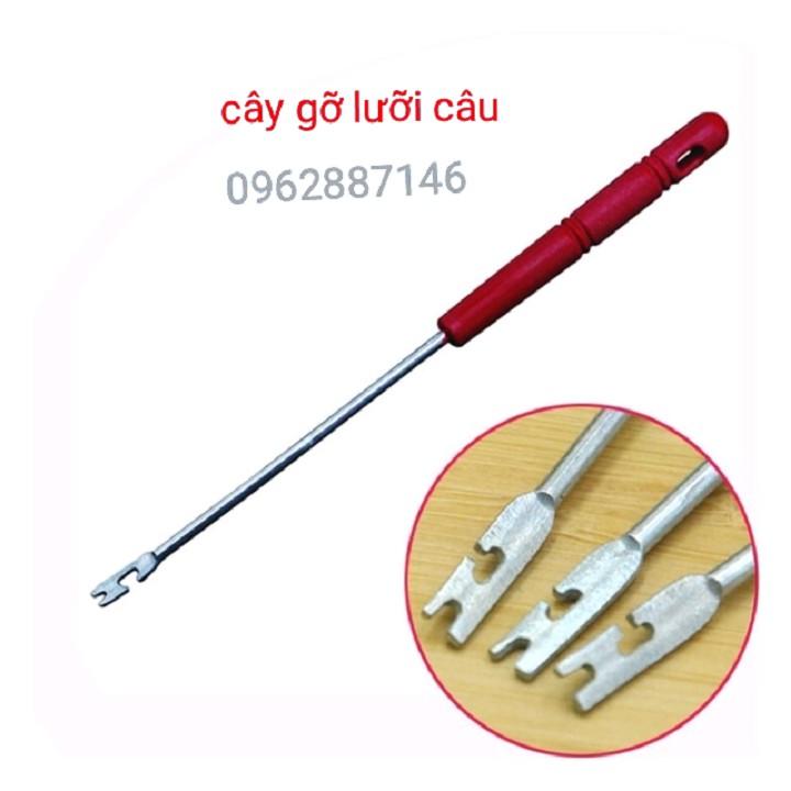 cây gỡ lưỡi câu que gỡ xiên dây câu cá nano