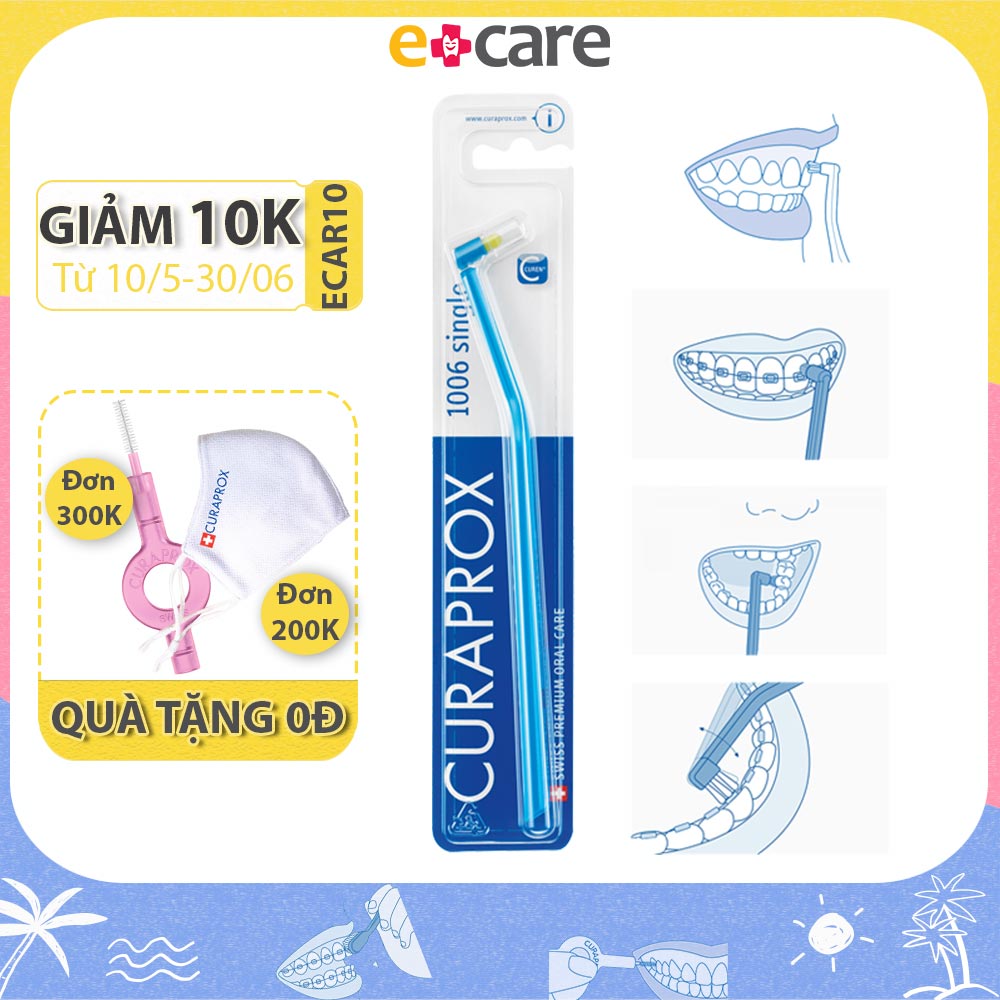 Bàn chải răng đầu nhỏ CURAPROX CS 1006 Single