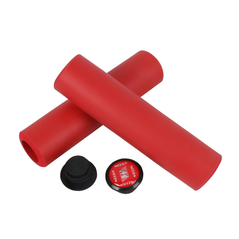 2 Tay Lái Xe Đạp Bằng Silicone Chống Trượt Chống Sốc
