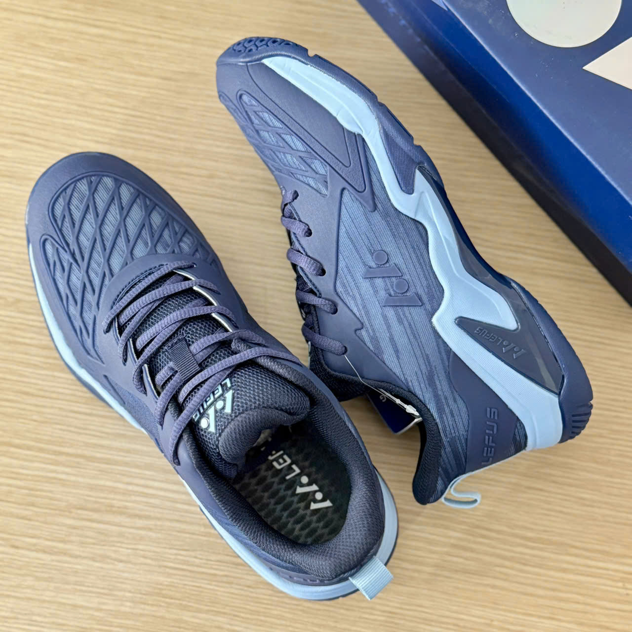 Giày cầu lông, giày pickleball Lefus L038 - đế kếp 2 lớp siêu bền, siêu nhẹ đủ size 36-44