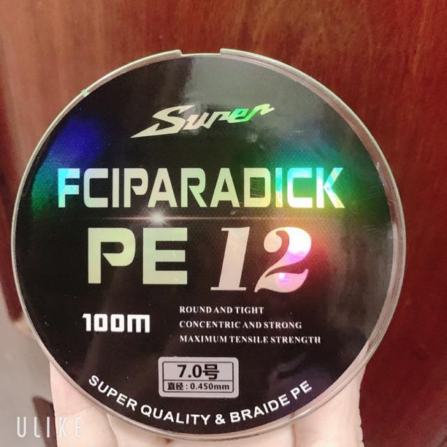 Dây Pe 12 màu xanh hàng bao mịn ,bao khỏe - Số 1 1,5 2