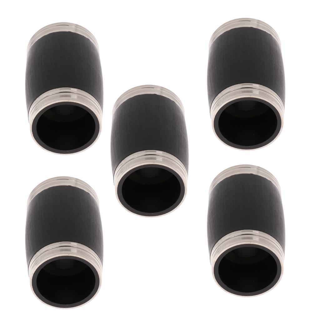 5 Chiếc Hợp Kim Kẽm BB Clarinet Thùng Sân Đường Ống Woodwind Nhạc Cụ Phần