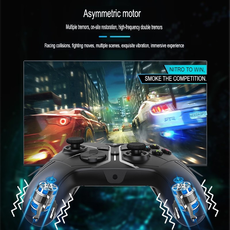 Gamepad tay game Bluetooth A101 cho máy tính, laptop, smartphone, máy tính bảng