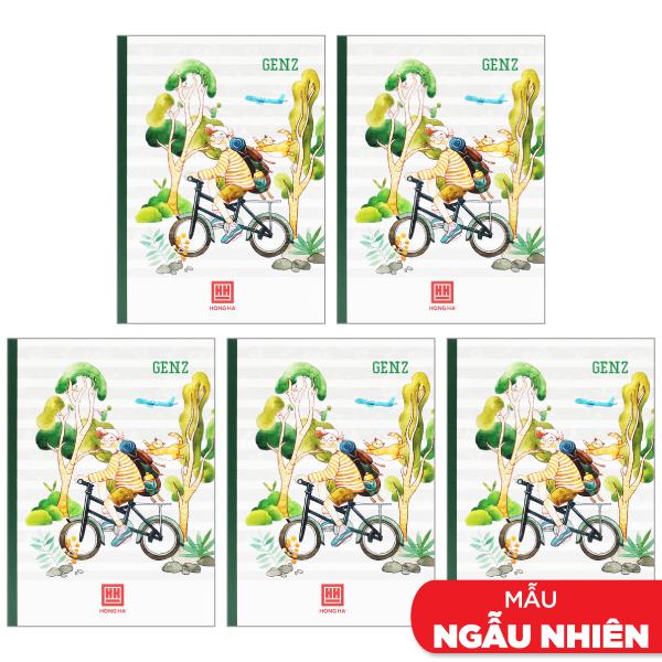 Combo 5 Vở Kẻ Ngang 200 Trang 58gsm Pupil Gen Z - Hồng Hà 1101 (Mẫu Màu Giao Ngẫu Nhiên)